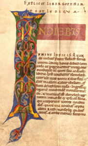 Illustration aus der Gumbertusbibel (Bild: Universitätsbibliothek Erlangen)