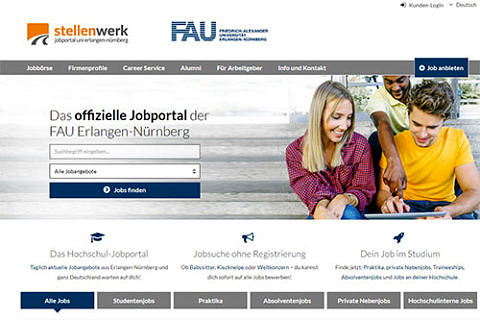Zur Seite "Stellenwerk – das Jobportal der FAU"
