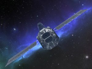 So könnte der Athena-Satellit nach der Vorstellung eines Grafikers aussehen. (Bild: ESA)