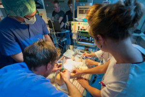 An Patientensimulatoren wird der Notfall geprobt. (Bild: Uni-Klinikum Erlangen)