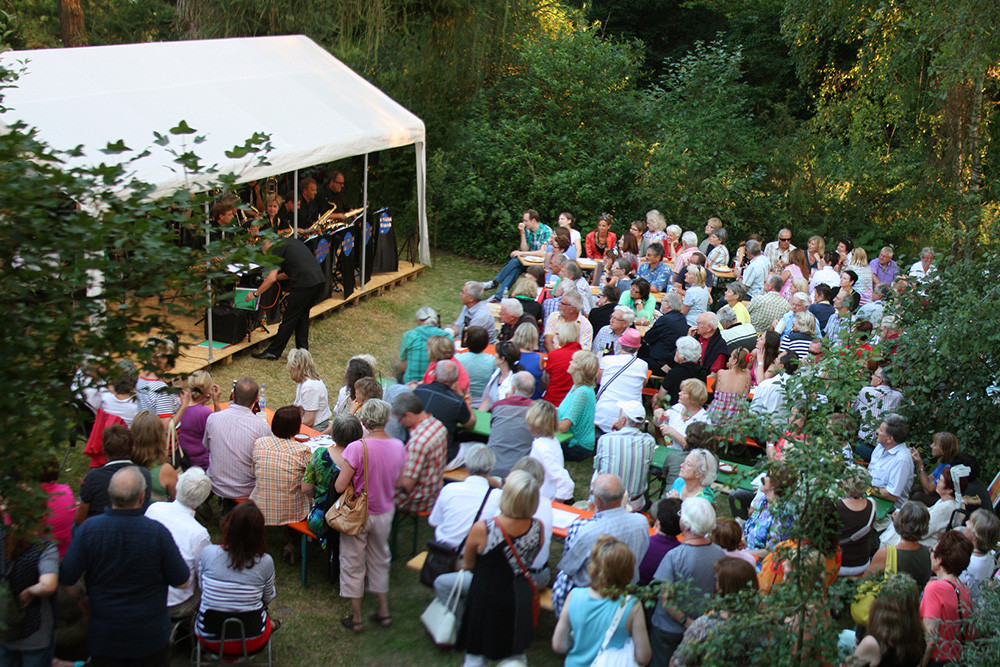 Sommerabend Im Botanischen Garten Friedrich Alexander