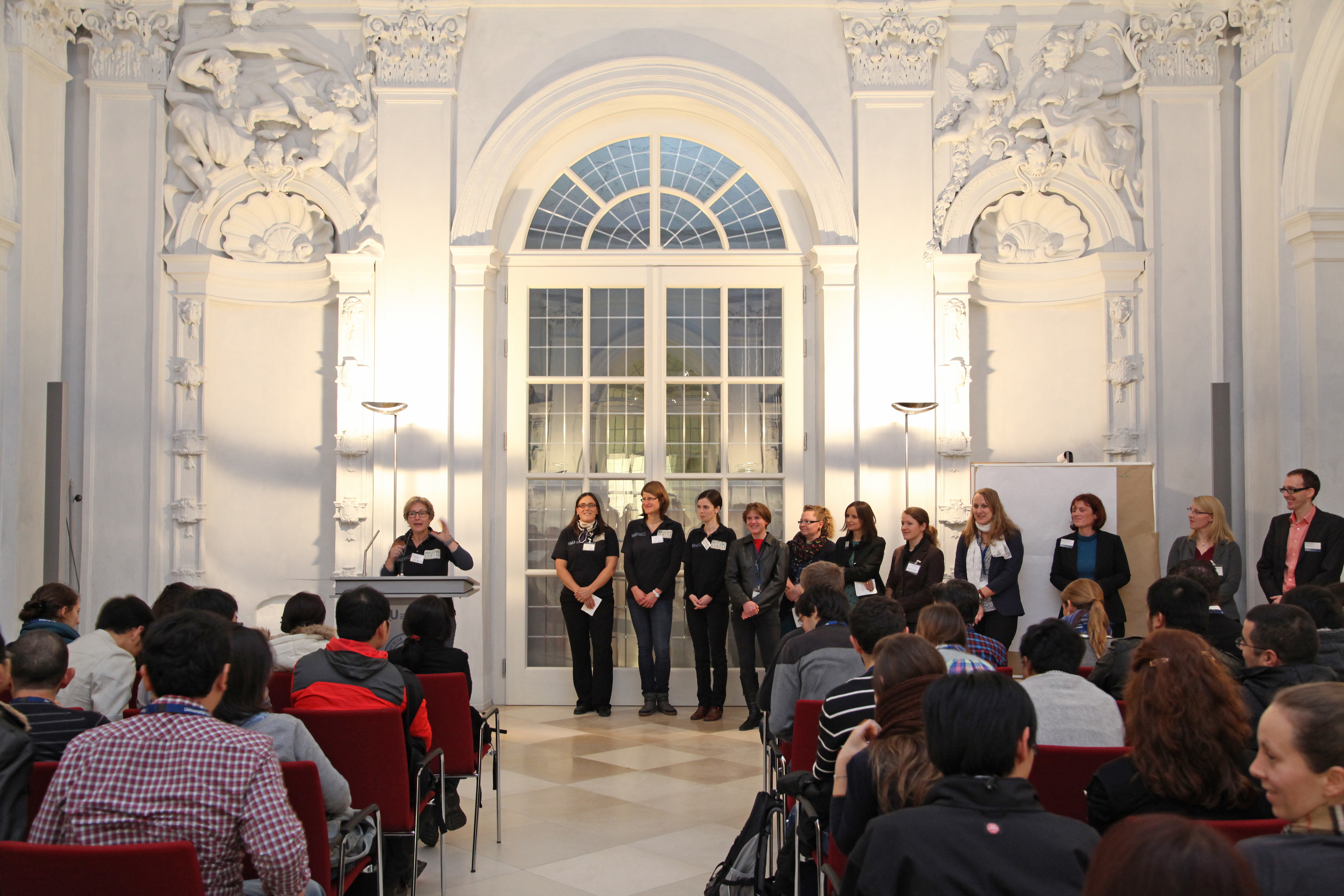 Das Welcome Event am 14. November 2014 in der Erlanger Orangerie. (Bild: Georg Pöhlein)