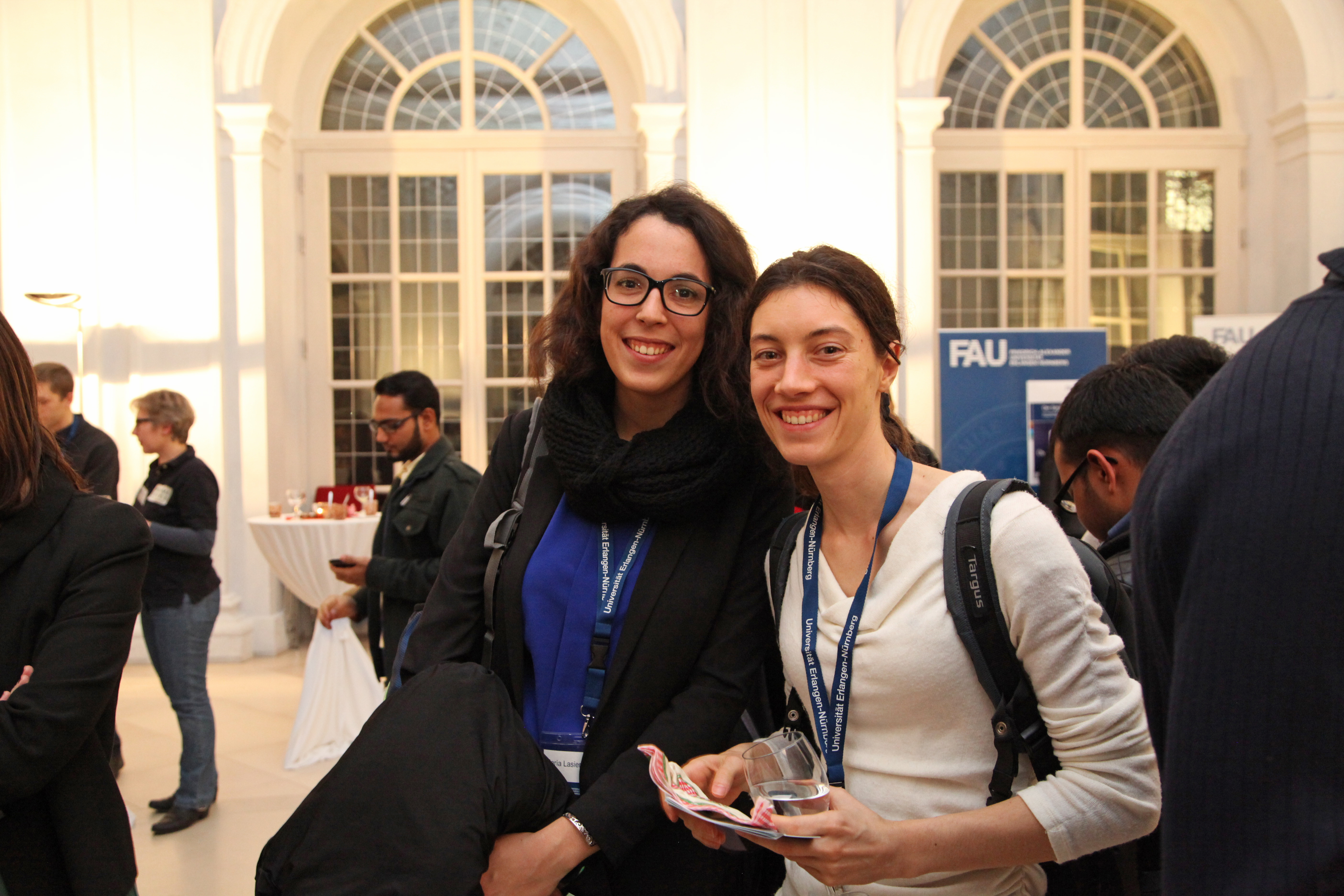 Das Welcome Event am 14. November 2014 in der Erlanger Orangerie. (Bild: Georg Pöhlein)