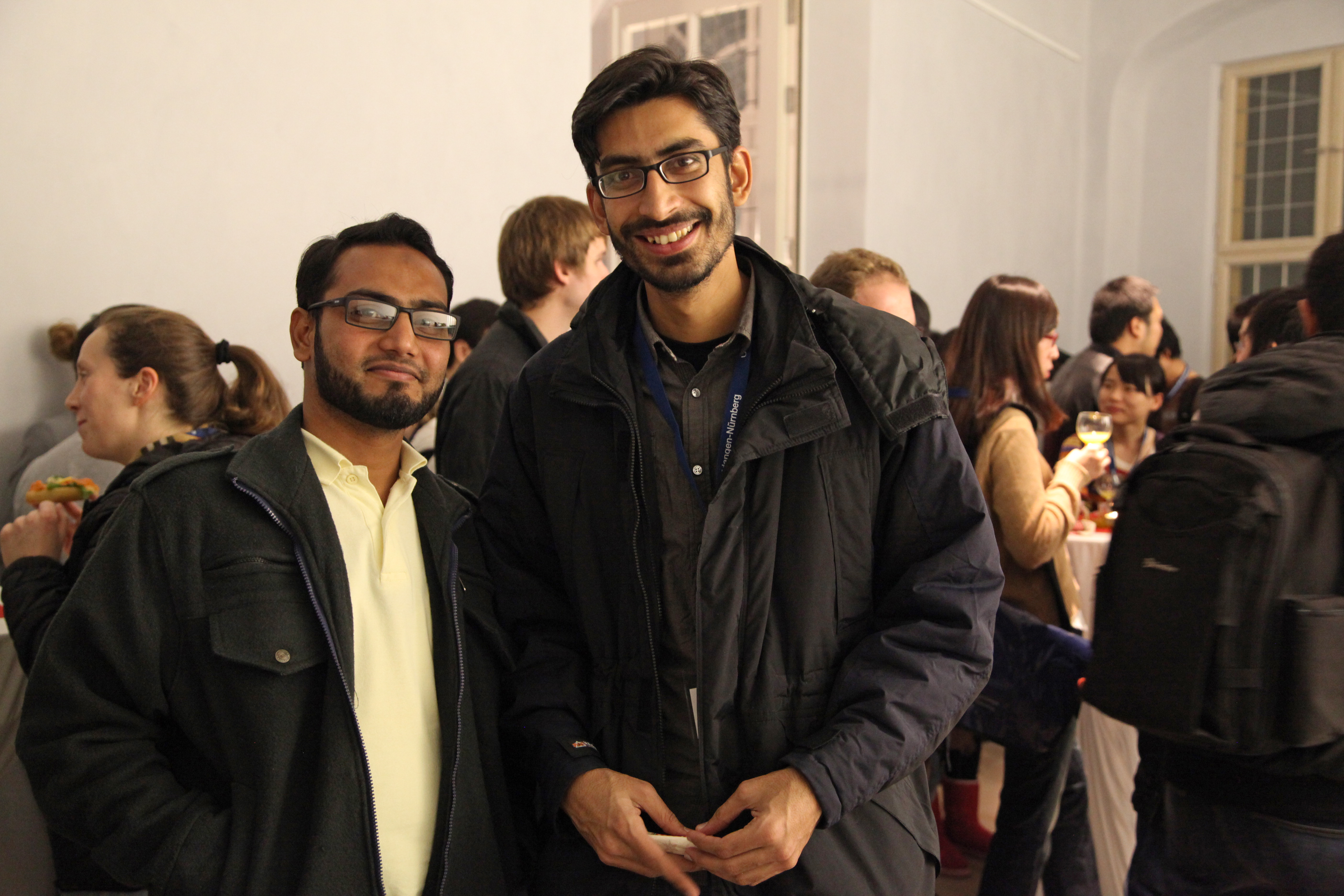 Das Welcome Event am 14. November 2014 in der Erlanger Orangerie. (Bild: Georg Pöhlein)