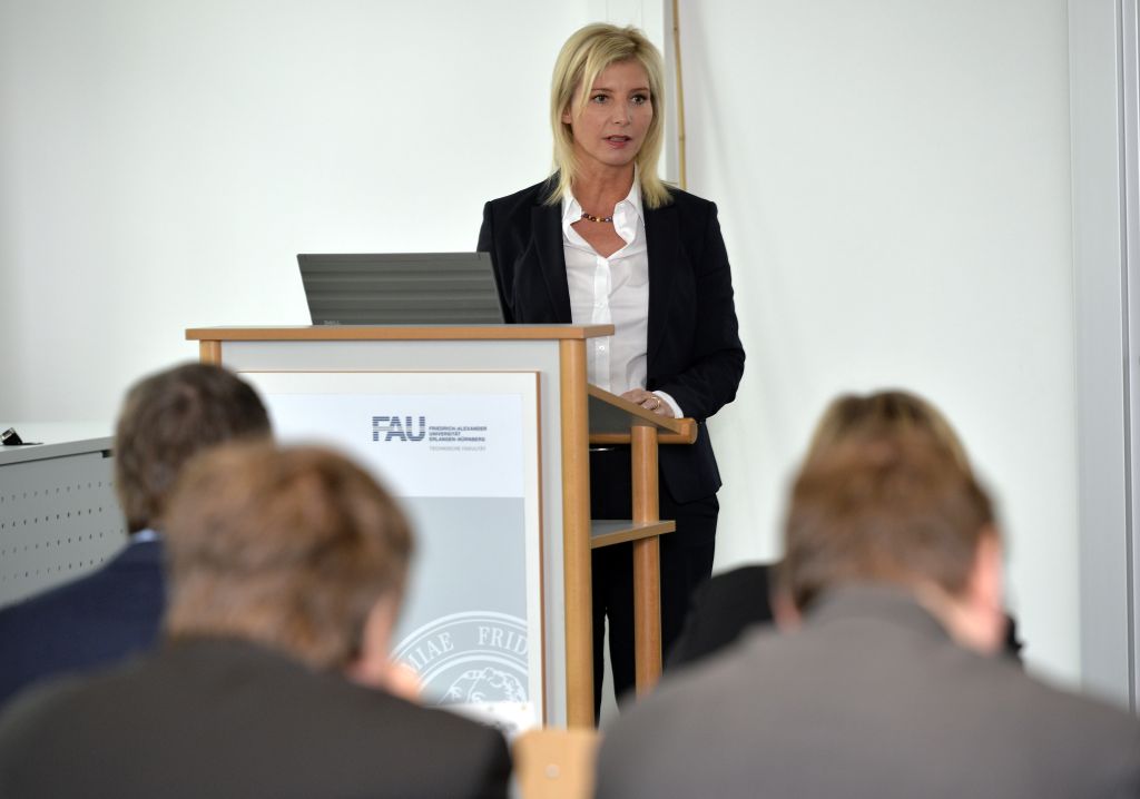 Die Bayerische Umweltministerin Ulrike Scharf. (Bild: Harald Sippel)