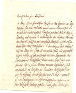 „Verehrtester Herr Präsident ...“: Ludwig von Gerlach, Präsident des Oberlandesgerichts Magdeburg, und der spätere Reichskanzler Otto von Bismarck unterhielten mehrere Jahre einen intensiven Briefwechsel. Viele der Schriftstücke sind im Gelrach-Acrhiv erhalten, wie dieser Brief Bismarcks vom 11.November 1851.