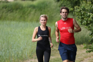 Das Fitness-Shirt im Einsatz. (Bild: Fraunhofer IIS/Kurt Fuchs)