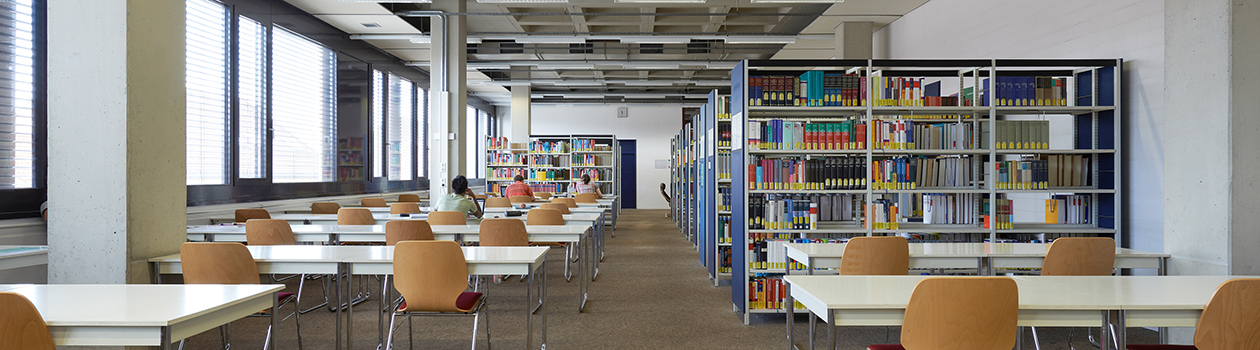 Lernraum der Universitätsbibliothek. (Bild: David Hartfiel)