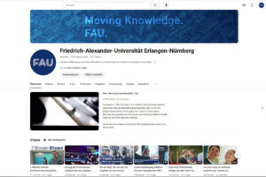 YouTube Channel FAU