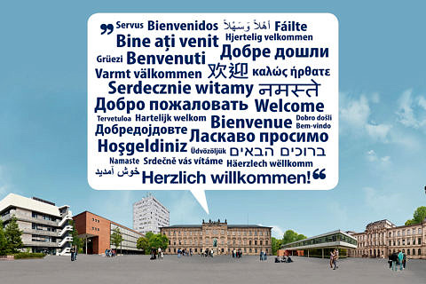 Collage FAU-Gebäude