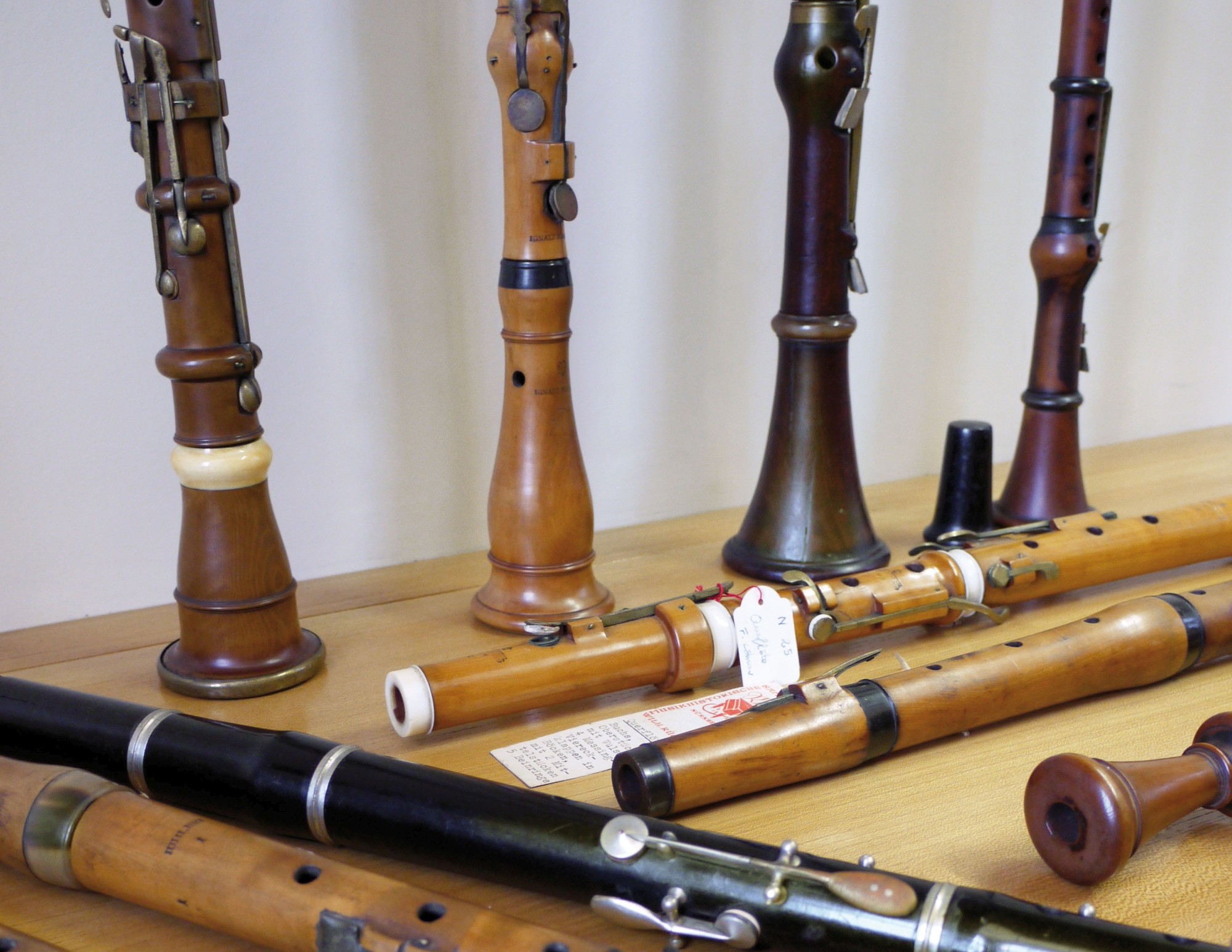 Traversflöten, Oboen und Klarinetten aus den Teilsammlungen Neupert und Rück (Bild: Isi Kunath)