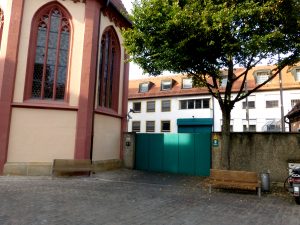 Mitten in der Altstadt gelegen - die JVA Bamberg (Bild: Marietta Thies).