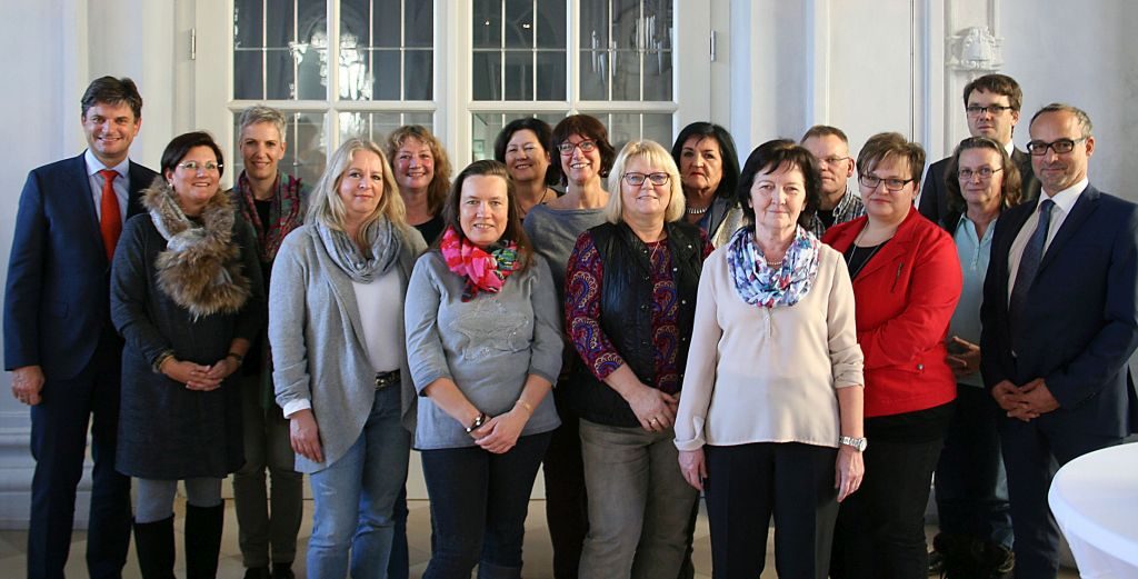 Gruppenfoto Dienstjubilare Uniklinik Erlangen