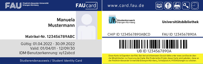 FAUcard Studierende