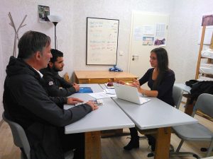 Tafan Mustafa in der Sprechstunde