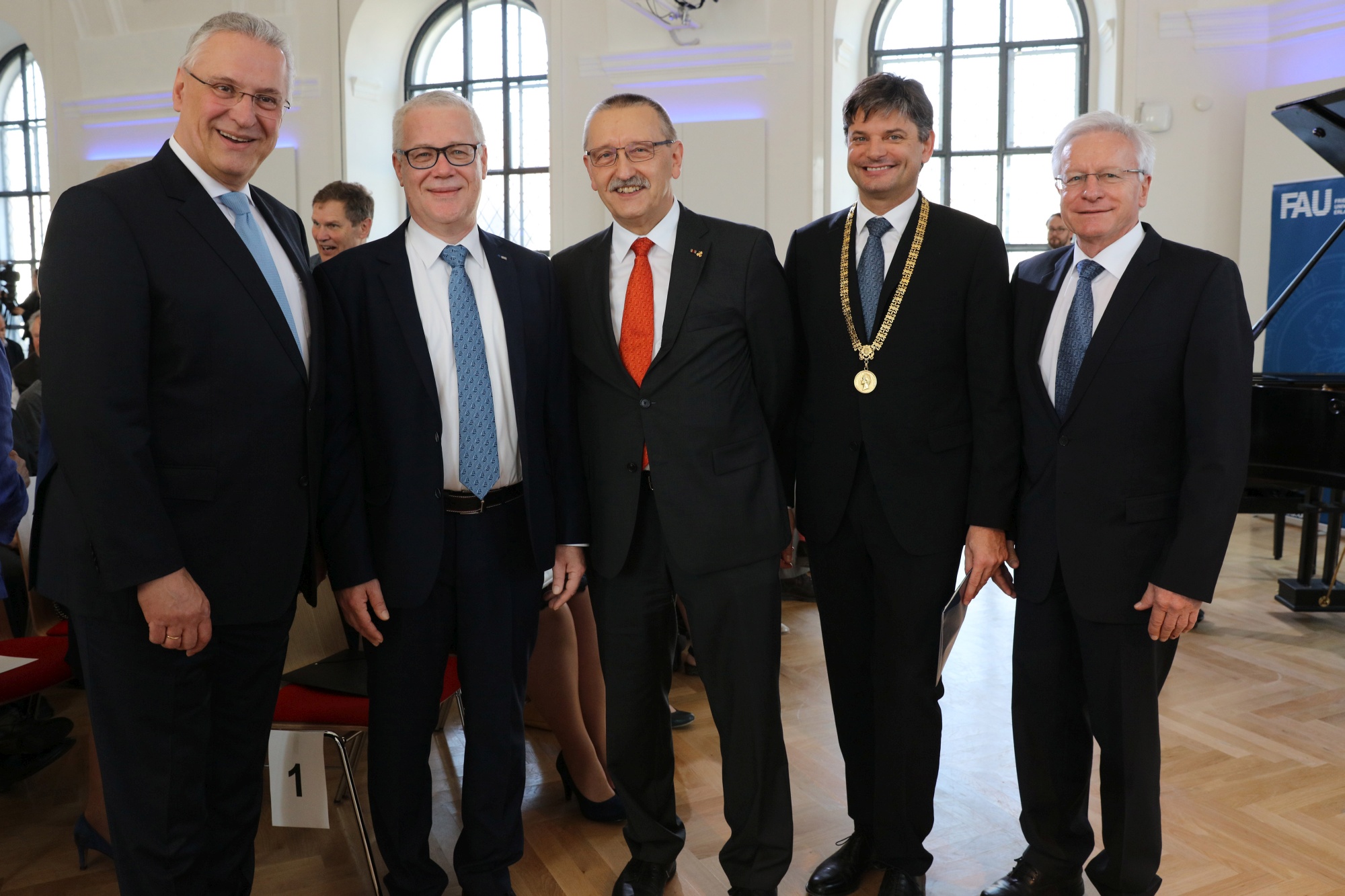 Impressionen von der Amtseinführung des neuen Kanzler der FAU, Christian Zens. (Bild: FAU/Kurt Fuchs)