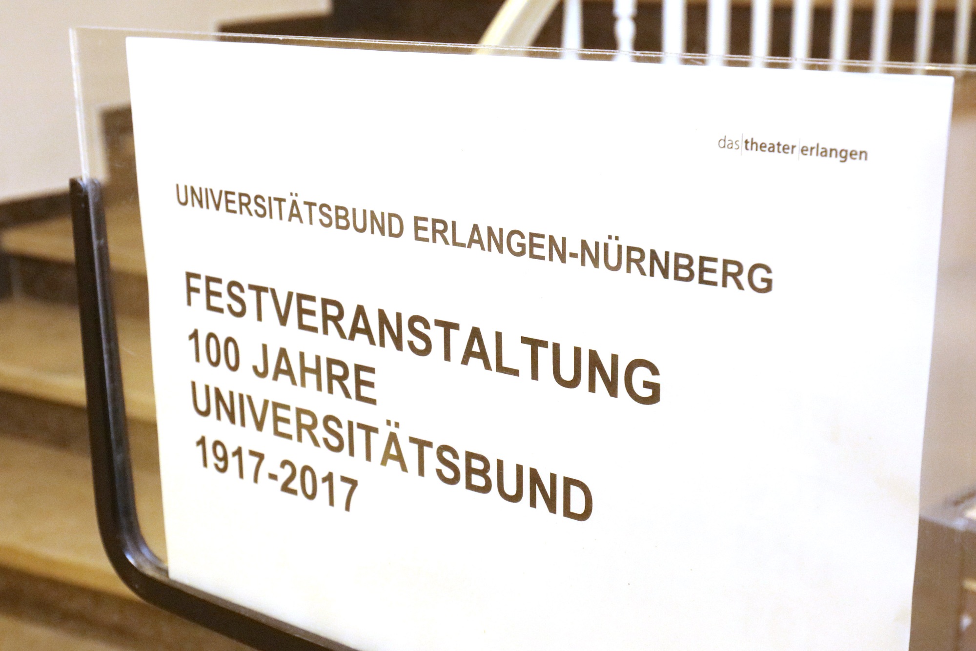Impressionen von der Festveranstaltung 100 Jahre Universitätsbund Erlangen-Nuernberg (Bild: Kurt Fuchs)