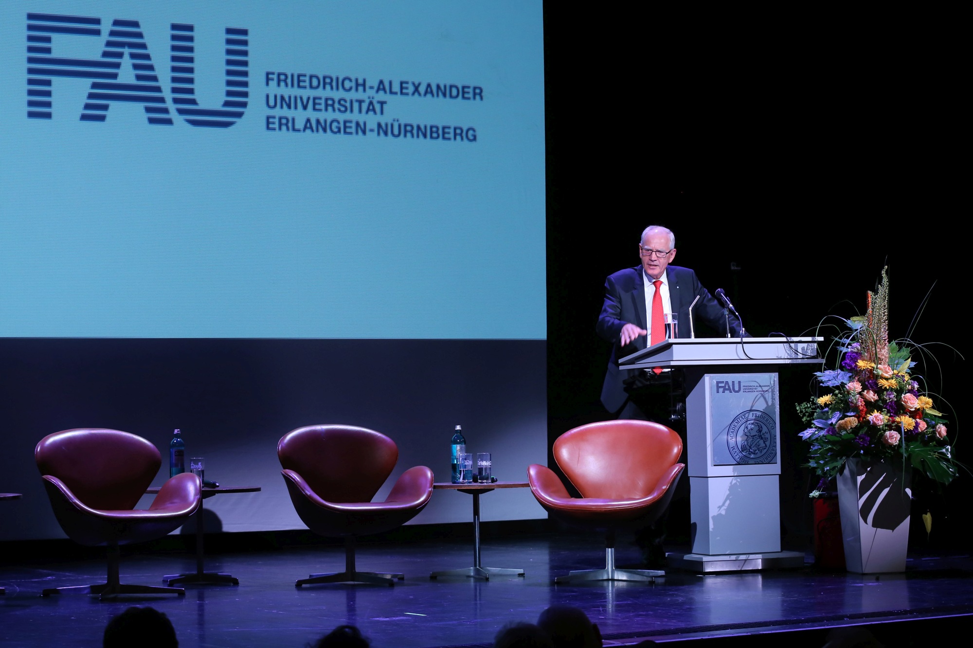 Impressionen von der Festveranstaltung 100 Jahre Universitätsbund Erlangen-Nuernberg (Bild: Kurt Fuchs)