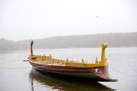 Römerboot auf dem Dechsendorfer Weiher