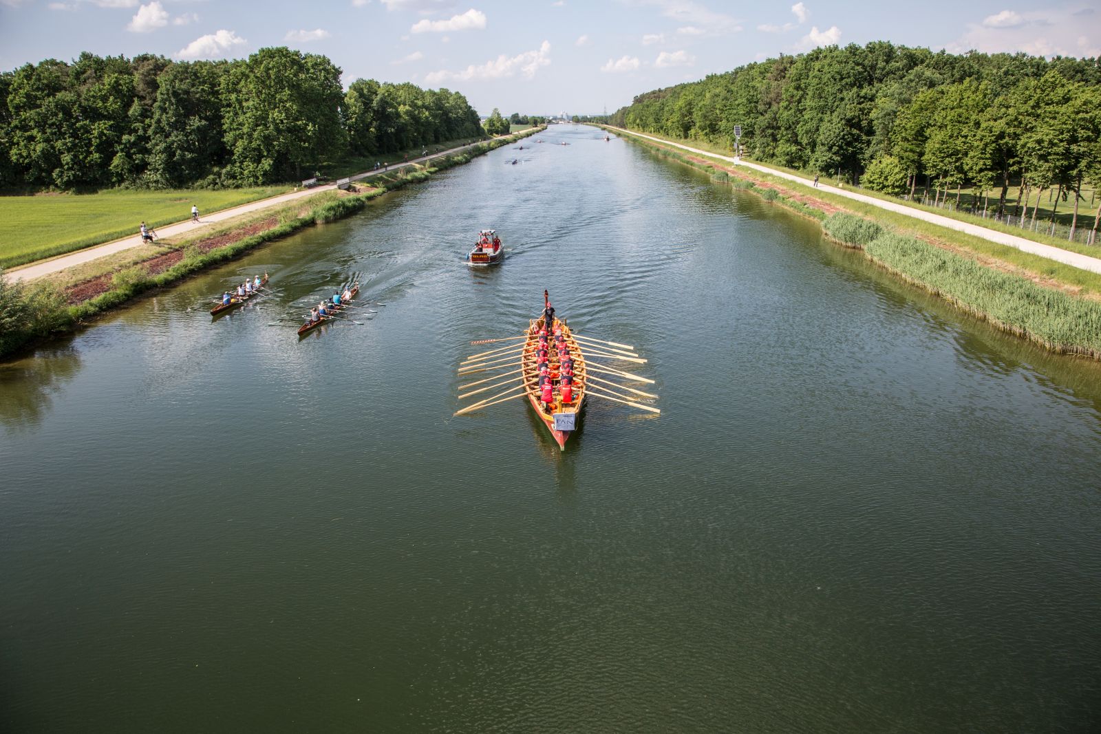 Taufe und Jungfernfahrt der F.A.N. nach Fürth und Nürnberg (Bild: FAU/Georg Pöhlein)