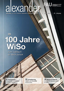 Cover FAU-Magazin alexander 110