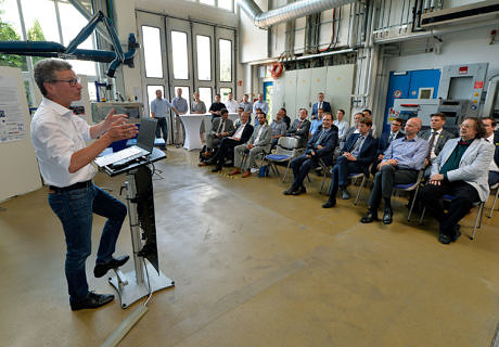 Bernd Sibler, Bayerischer Wissenschaftsminister, bei seinem Grußwort.