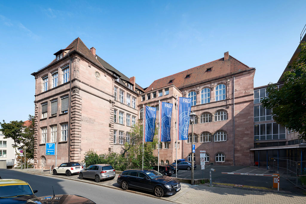 Uni-Gebäude in Nürnberg.