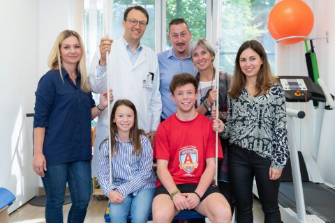 Gruppenfoto im Klinikum