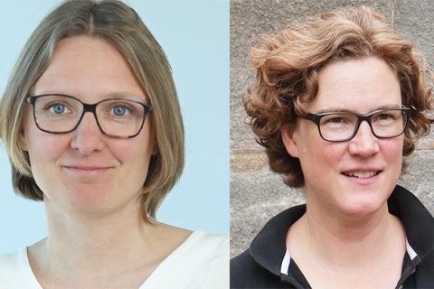 Die beiden FAU-Forscherinnen Dr. Katrin Götz-Votteler (l.) und Dr. simone Hesper (r.) haben die Wirkmacht von Fake News und Verschwörungstheorien untersucht.