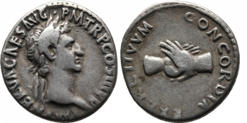 Zwei antike Münzen