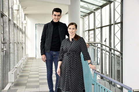 Prof. Dr. Patricia Wiater und Darius Hashemolhosseini