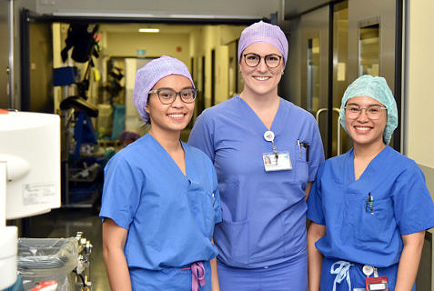 Internationale Pflegekräfte am Uni-Klinikum