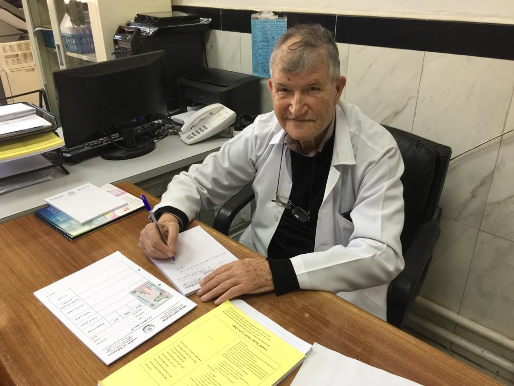 Dr. Kasim Al-Rousan is still working as a doctor in Jordan. (Picture: Aryaf Al-Rousan)