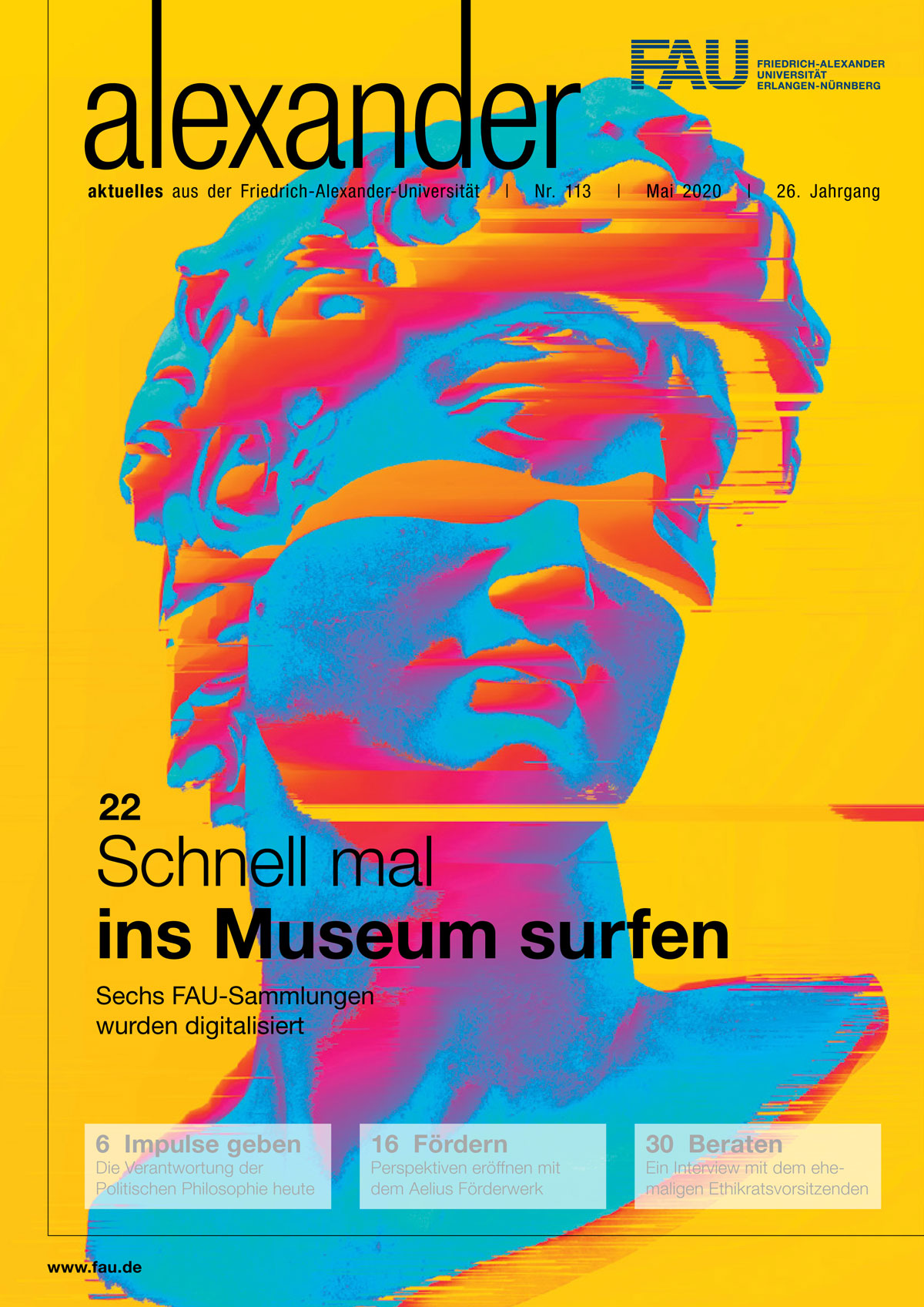 Cover des FAU-Magazins alexander