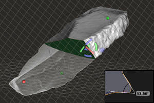 3D-Modell eines Messers