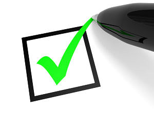 Tick in a checkbox