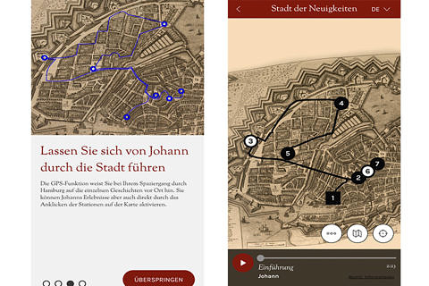 Screenshot aus der Hidden Citties-App