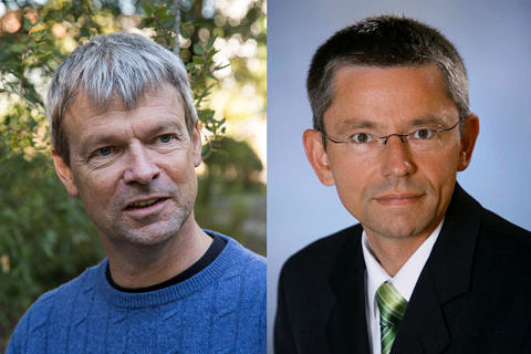 Prof. Dr. Munnecke und Prof. Dr. André Kaup