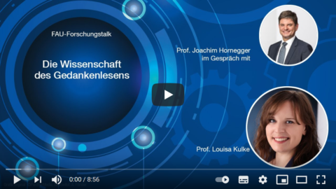Thumbnail zeigt Prof. Hornegger und Prof. Louisa Kulke