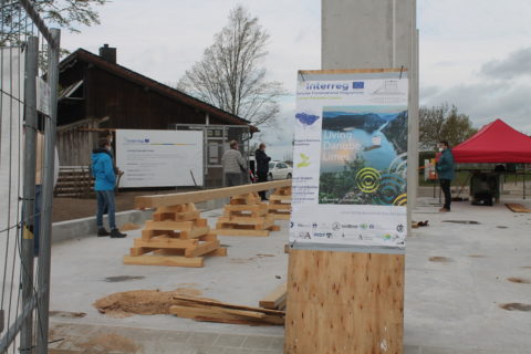 Bauplatz der Bootshalle am Schlungehof am Altmühlsee.(Bild: FAU/Miriam Sapio)