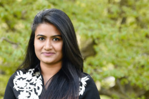 Portrait der Studentin Chandana