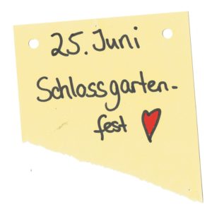 25. Juni Schlossgartenfest