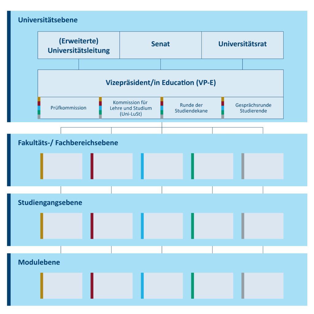 QM structure at the University level