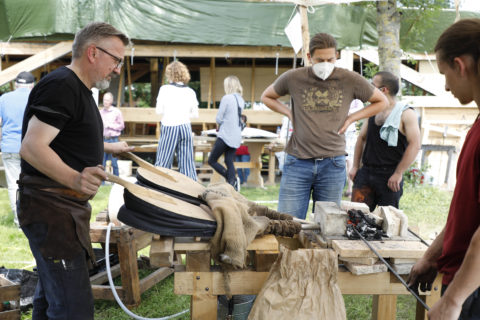 Workshop "Römisches Handwerk und Römischer Schiffbau". (Bild: FAU/Giulia Iannicelli)