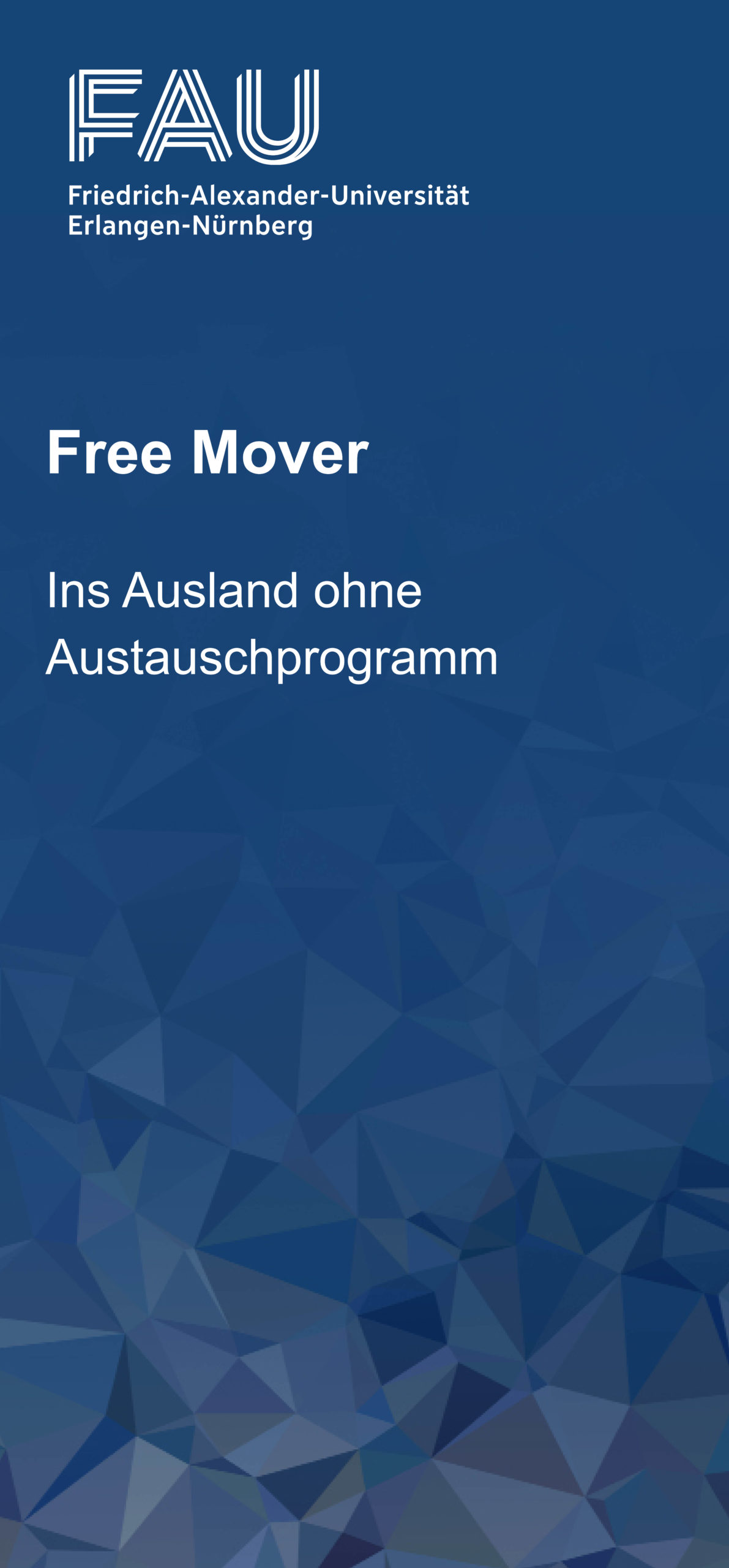 Messe Wege ins Ausland Roll Up Free Mover