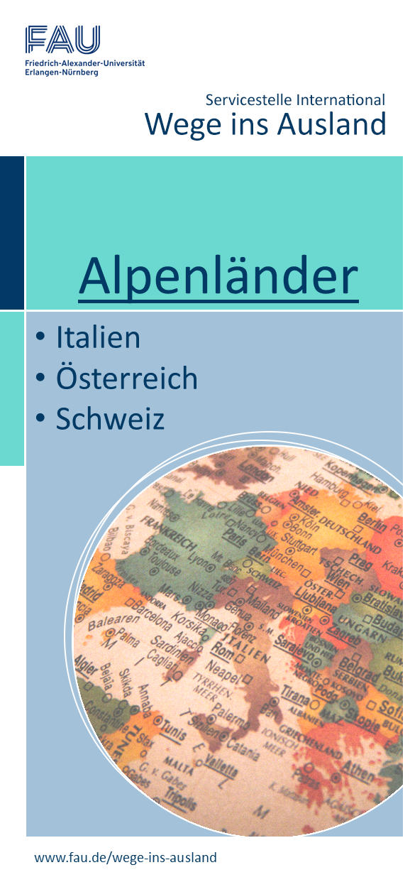 Messe Wege ins Ausland Roll Up Alpenländer