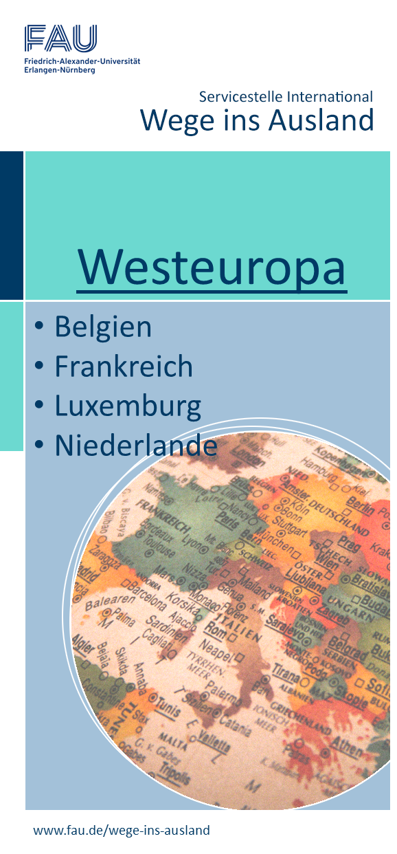 Messe Wege ins Ausland Roll Up Westeuropa