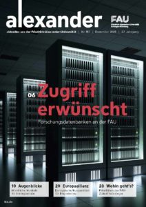 Cover FAU-Magazin alexander Nr. 117