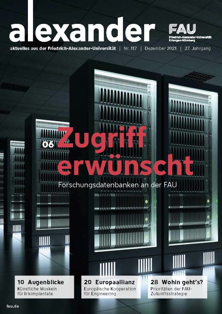 Cover FAU-Magazin alexander Nr. 117