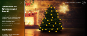 weihnachtsbaum mit lichtern die sich anklicken lassen